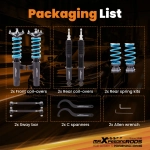 24 Level Adjustable Coilovers Lowering Suspension подходит для автомобиля Audi TT Mk2 (8J) 07-14