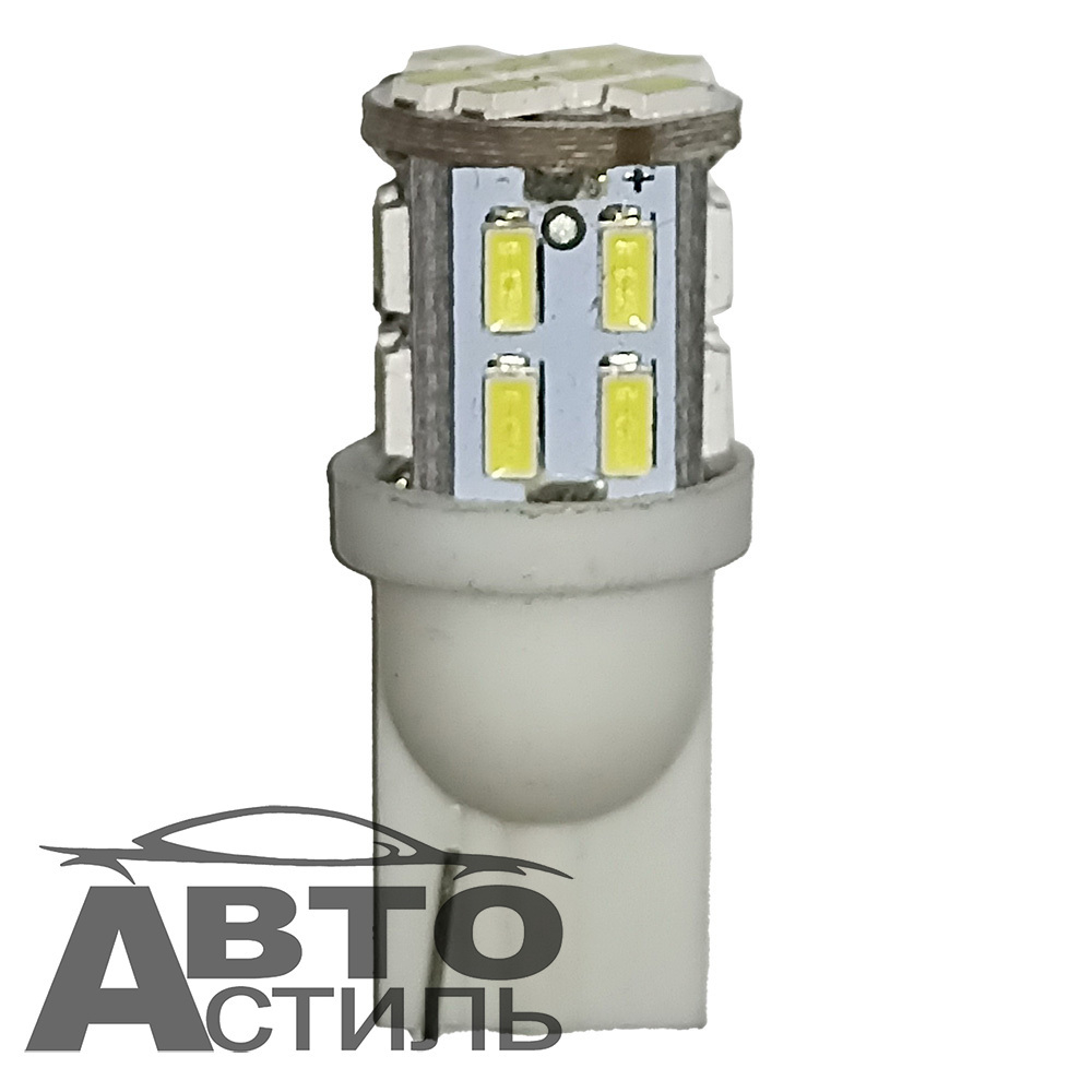 Светодиод 12V T20\ 18SMD 5050 Red  1-но конт бесцокольный КРАСНЫЙ