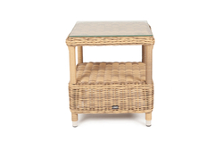 "Форио" столик кофейный из искусственного ротанга, цвет соломенный