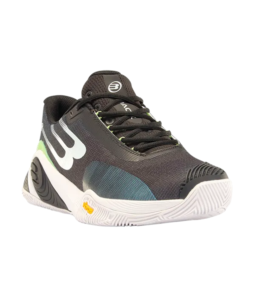 Bullpadel Hack Vibram 24I Черные-Зеленые кроссовки
