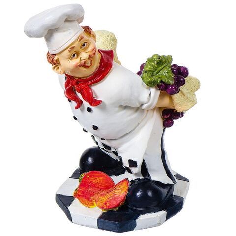 Фигурка декоративная Повар, 19.5 см, Y4-3697