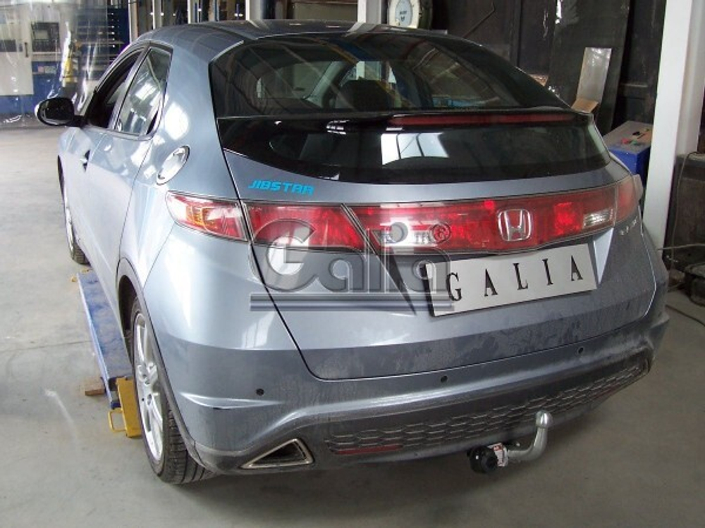 Фаркоп оцинкованный Galia H082A для Honda Civic хетчбек 5 дверей 2005-2012(паспорт и сертификат в комплекте)(без электрики)