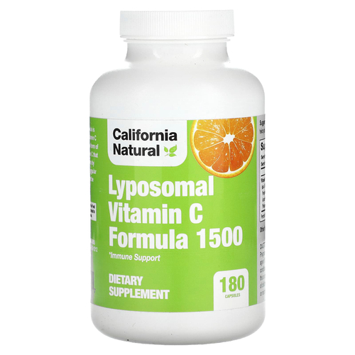 California Natural, Lyposomal Vitamin C Formula 1500, 180 капсул