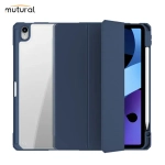 Чехол-книжка Mutural Folio Case для Apple iPad Air 4/Air 5 (10.9) (полиуретан с подставкой) (темно-синий)