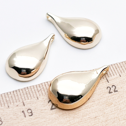 Подвеска Капля, цвет золото, размер 23*13 мм, цена за 1 шт