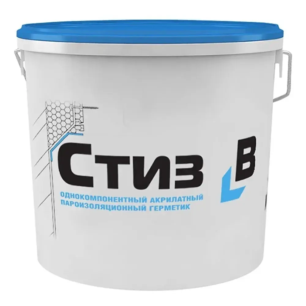 Герметик Стиз B 3 кг, Белый, для внутреннего слоя монтажного шва