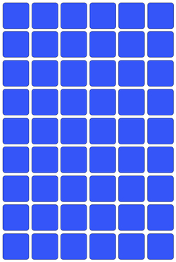 Виниловые наклейки для маркировки Policomprint М2, 20х20 мм. 108 шт.