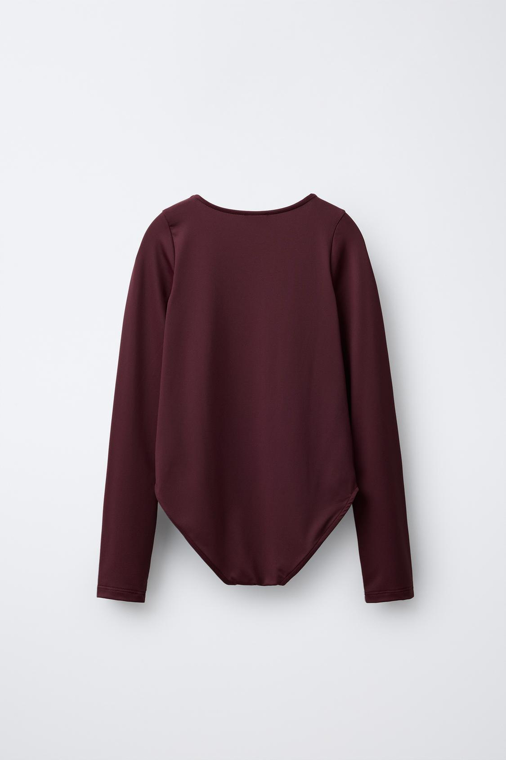 ZARA БОДИ ИЗ ПОЛИАМИДА, БОРДОВЫЙ