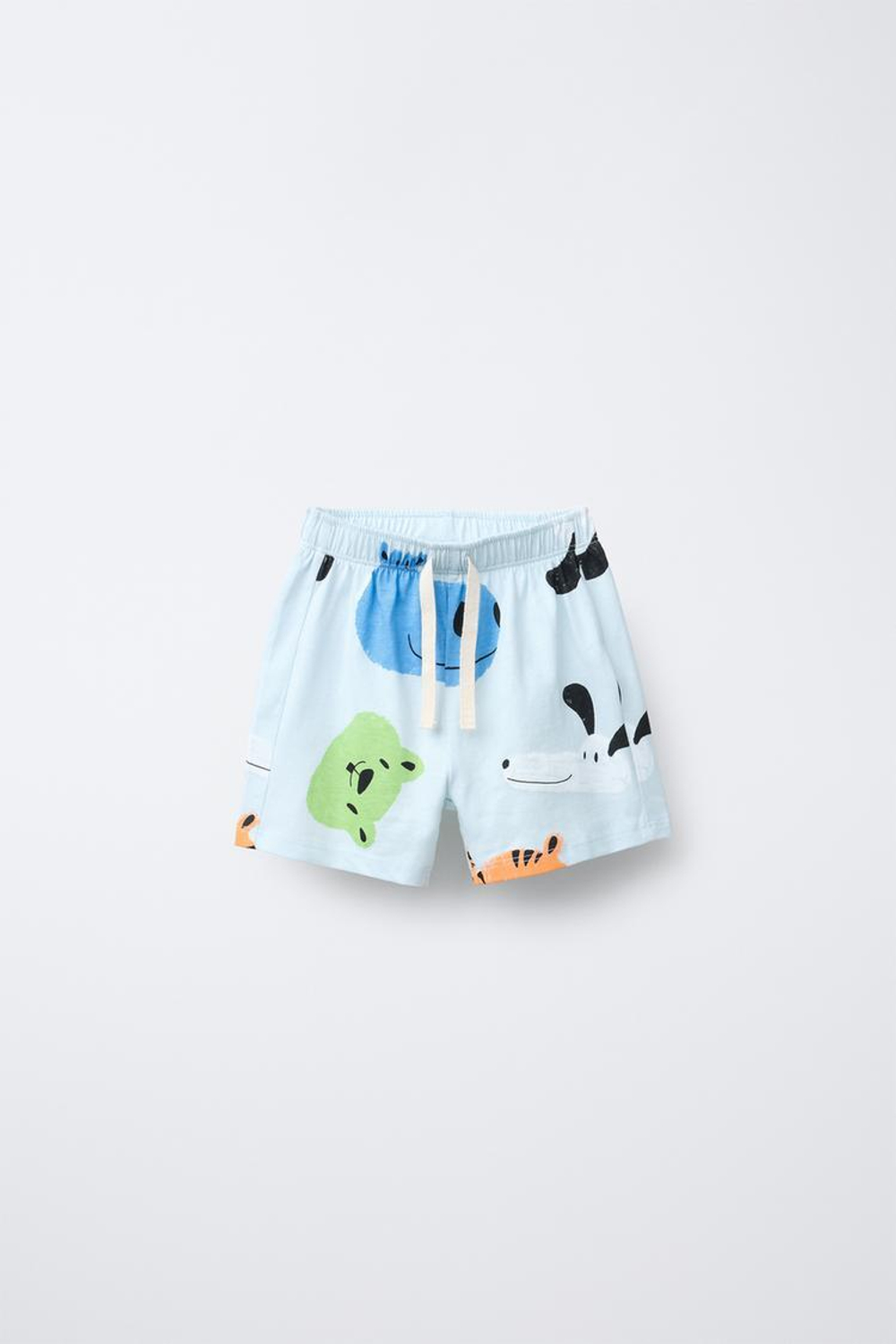 ZARA ПИЖАМА С АНИМАЛИСТИЧЕСКИМ ПРИНТОМ, СИНИЙ