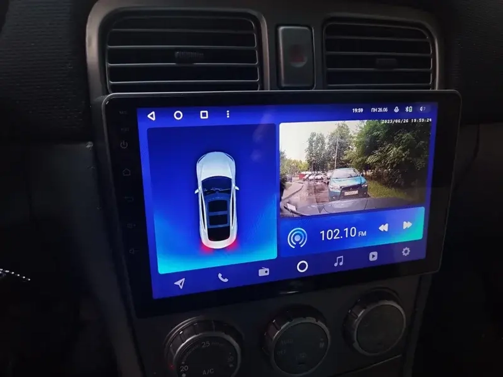 Магнитола для Subaru Forester 2 (SG5) 2002-2007 - FarCar BM3011M на Android 13, QLED, TS10, 4Гб+32Гб, CarPlay, 4G SIM-слот