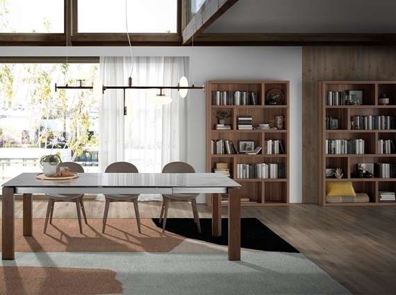 Стеллаж Angel Cerda 3180, 197х126 см, орех