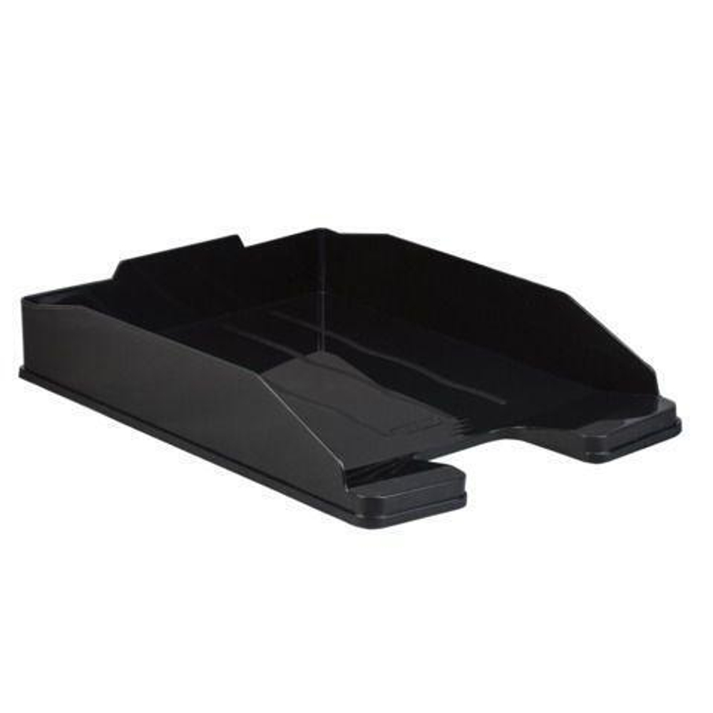 Лоток горизонтальный Эксперт черн.(Стамм)