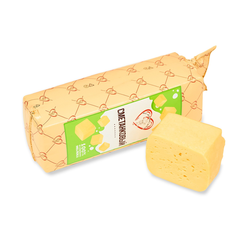 Сыр Сметанковый м.д.ж.45% Щучин 1кг