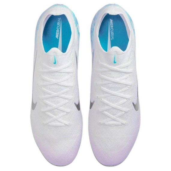 NIKE Mercurial Vapor 16 Elite Футбольные бутсы Низкие Белый и синий цвет Мужские
