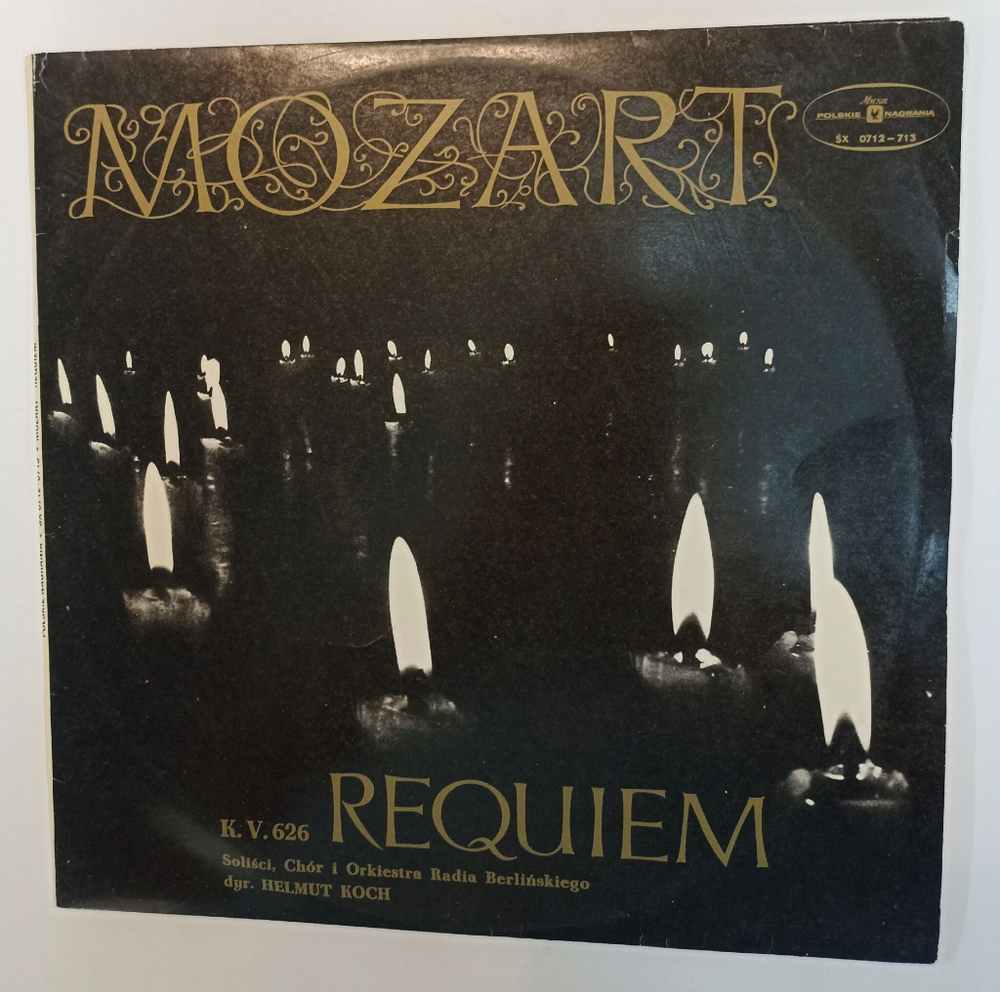 Винтажная виниловая пластинка LP Mozart Моцарт Реквием Requiem K. V. 626 2LP (Польша 1973)
