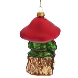 GAEM Украшение новогоднее "Гриб", L8 W8 H13 см