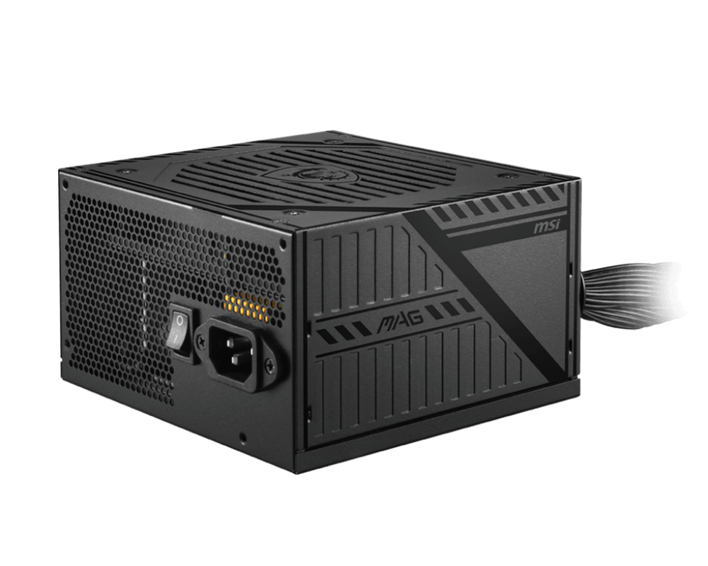 Блок питания MSI  650W, MAG A650BNL, Non Modular, ATX, 80+ BRONZE, КПД >85%, Fan 120mm, Черный