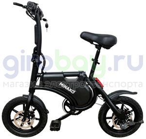 Электровелосипед Minako Smart (36V/10Ah) - Черный