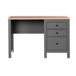 Стол письменный Сага 120х56х76,7 см, серый/ясень