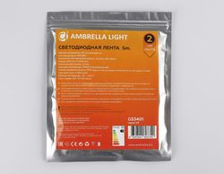 Ambrella Светодиодная лента Ambrella Light GS3401 2835 240Led /20W m/ 24V IP20 3000K 5m LED Strip 24V GS3401