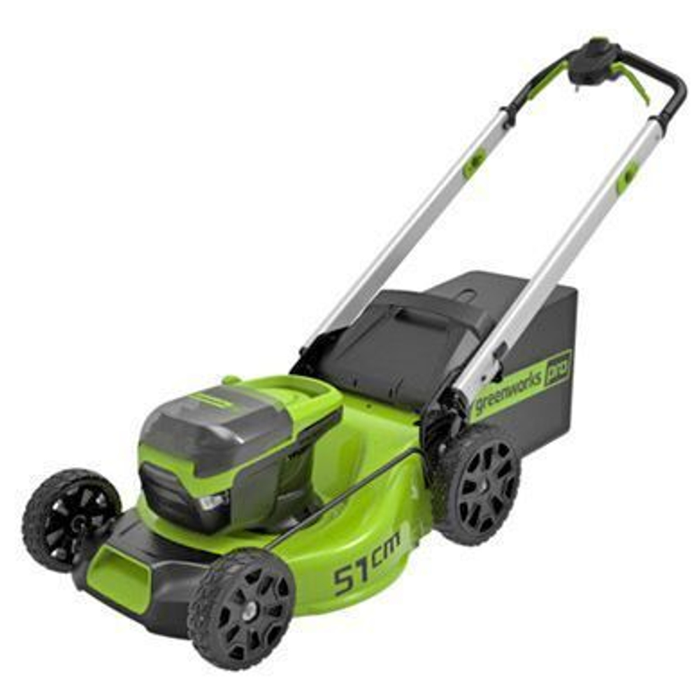 Газонокосилка самоходная, аккумуляторная Greenworks GD60LM51SP, 60V (51 см) бесщеточная -  АКБ 5 А/Ч зарядка G60UC / 60V 2А