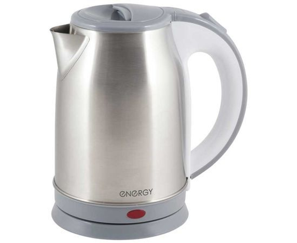 Чайник электр. Energy E-202 Стальной (диск, 1,8л), 1,5кВт, нерж.сталь