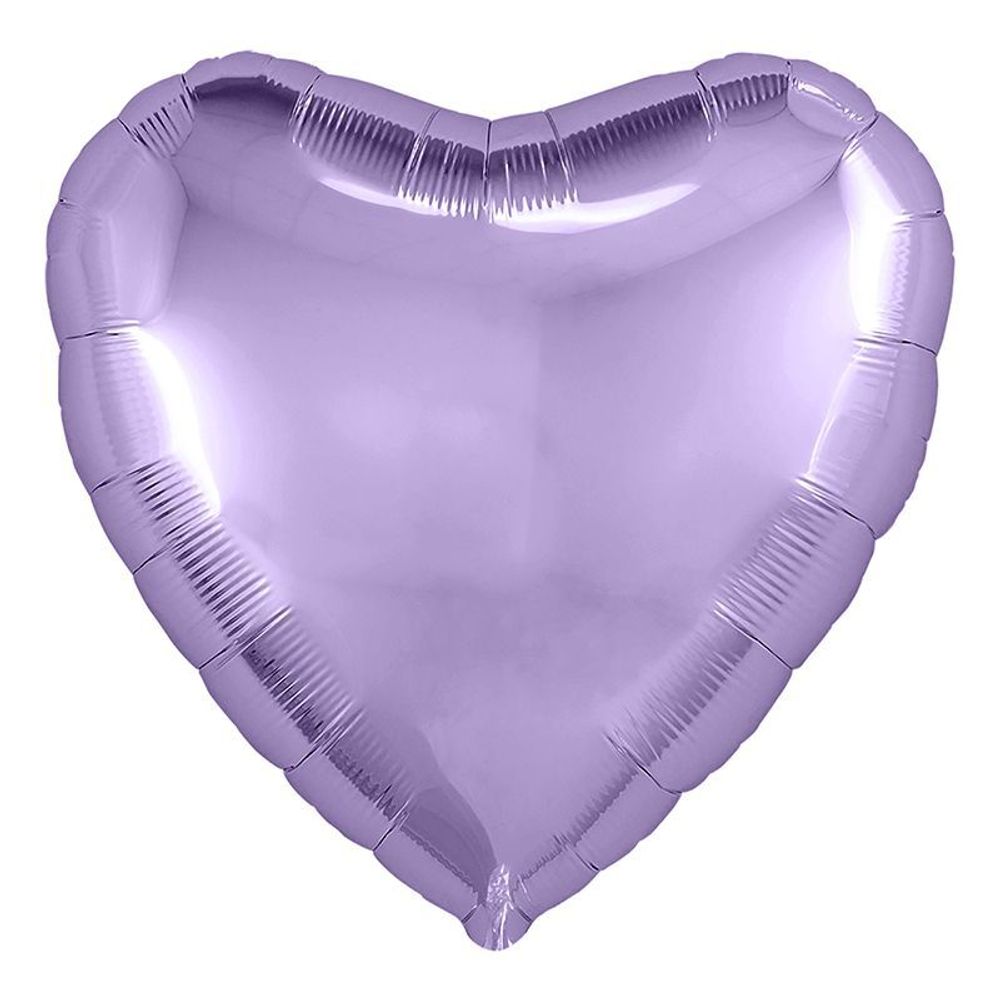 Сердце 19&quot; Фиолетовый Пастель Agura