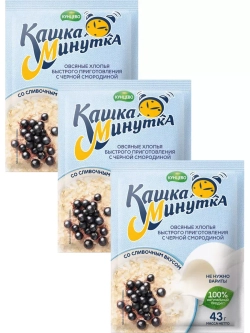 Кашка Минутка со сливками в ассортименте х 15 штук