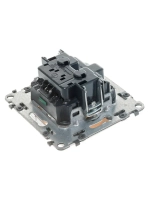 Розетка 1-ая с з/к со шторками Legrand Allure белая