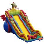 Коммерческий надувной батут "Змей Горыныч 2" 13*6*10