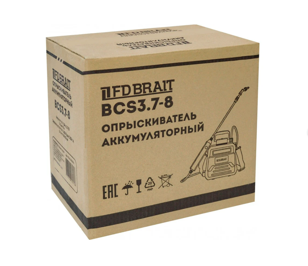 Опрыскиватель аккумуляторный Brait BCS3.7-8