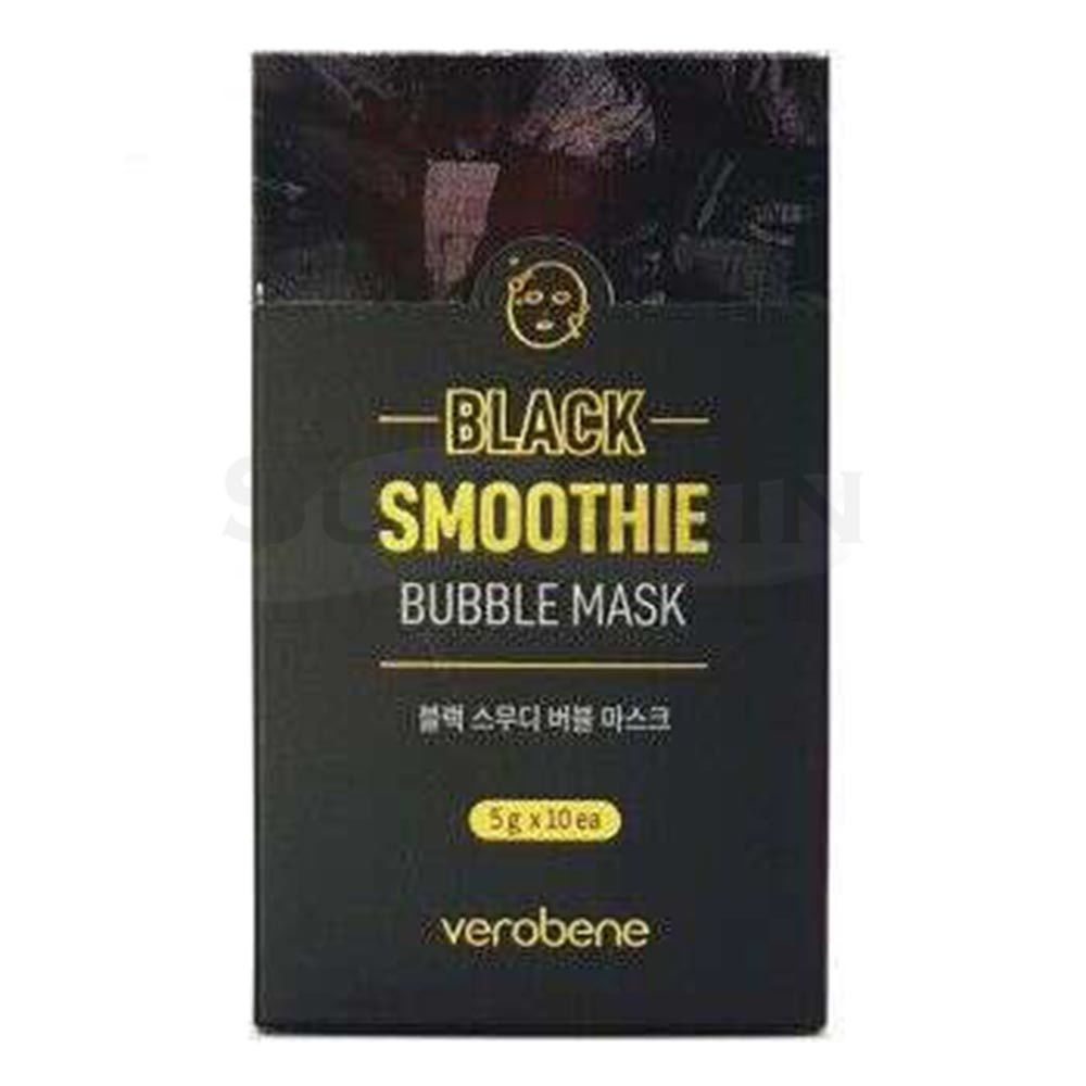 Verobene Black Smoothie Bubble Mask кислородная маска смузи с черным комплексом