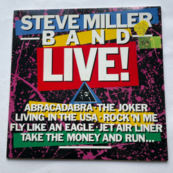 Винтажная виниловая пластинка LP Steve Miller Band Live (Германия 1983)