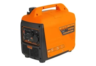 Генератор бензиновый инверторный Carver PPG-1400IS (1.4 кВт, 230В) цифровой дисплей, Quick Charge USB/Type-C, защита от перегрузки, экономичный режим
