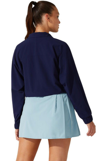 Женская Кофта теннисная Asics Match W Woven Jacket - небесный