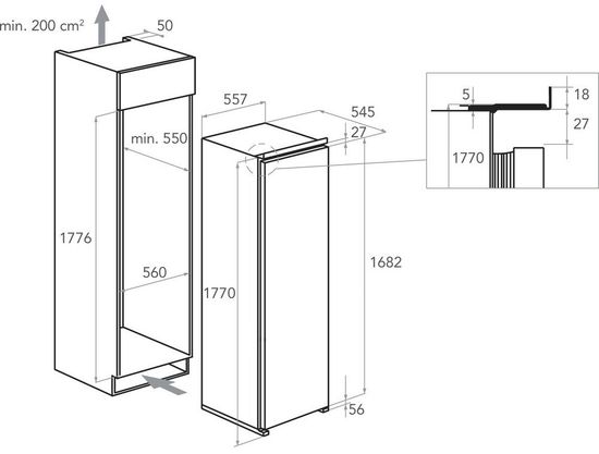 Встраиваемый морозильник KitchenAid KCBFS 18602