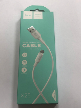 Кабель USB - Type-C Hoco X25 Белый