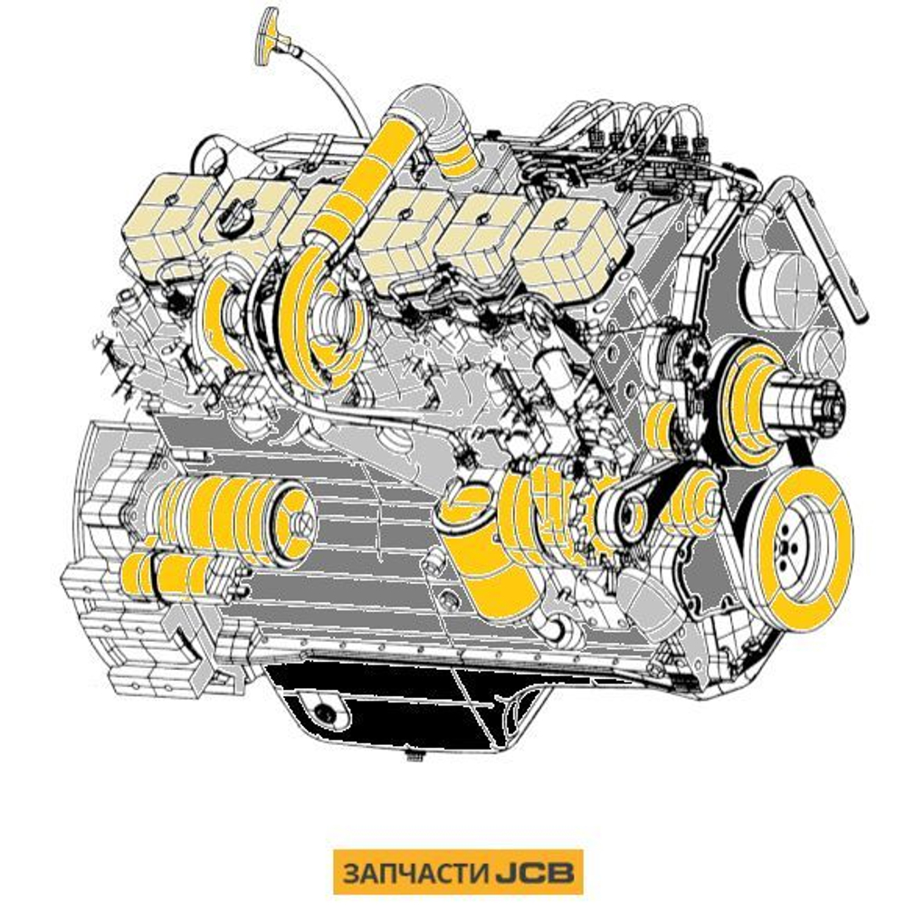 Двигатель JCB 229/01010