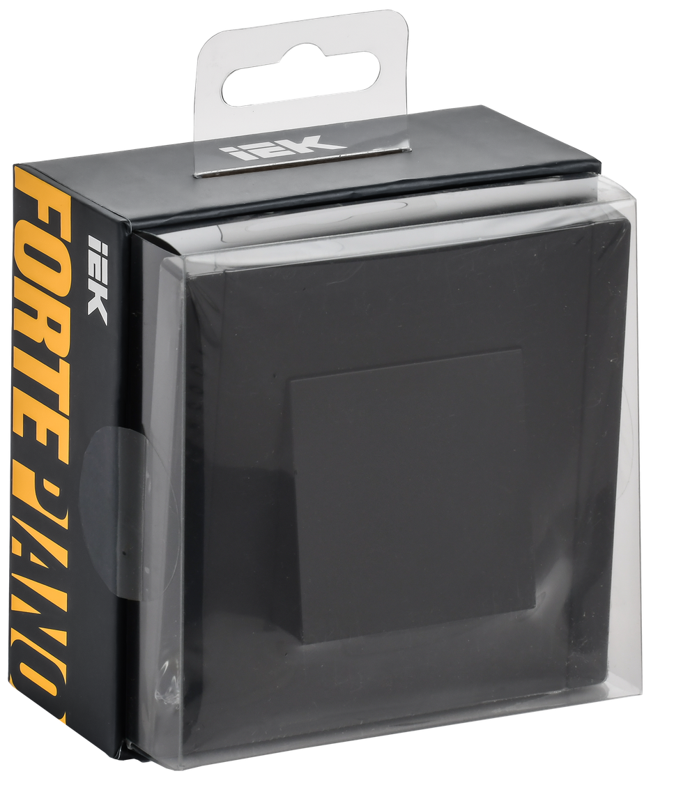 FORTE&PIANO Вывод кабеля FP142M металл черный IEK