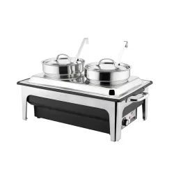 Мармит суповой 4 л 2 емкости, электрический 220V 760W, 64,5*35*31 см EcoCater SUNNEX