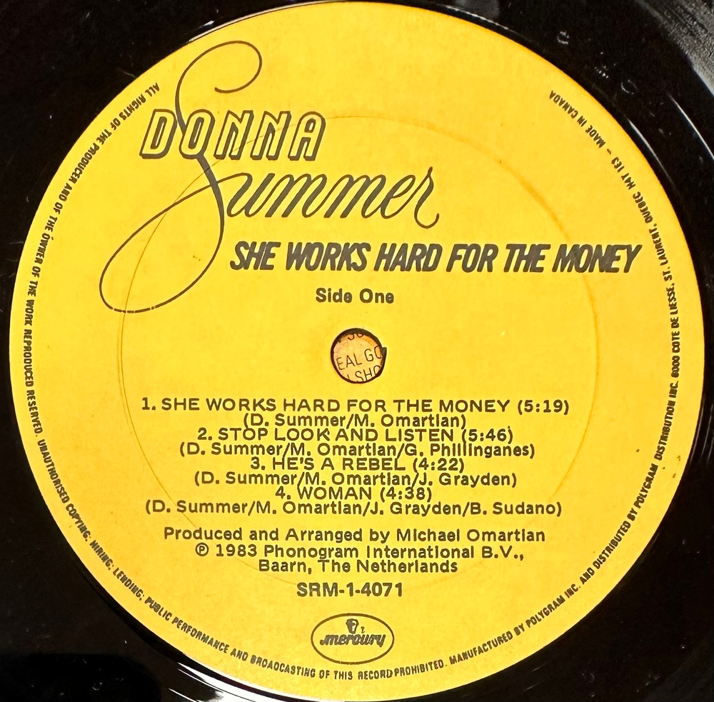 Donna Summer - She Works Hard For The Money (Канада 1983г.)