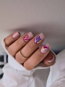 Lucky Rose Слайдеры наклейки для ногтей Foil 126