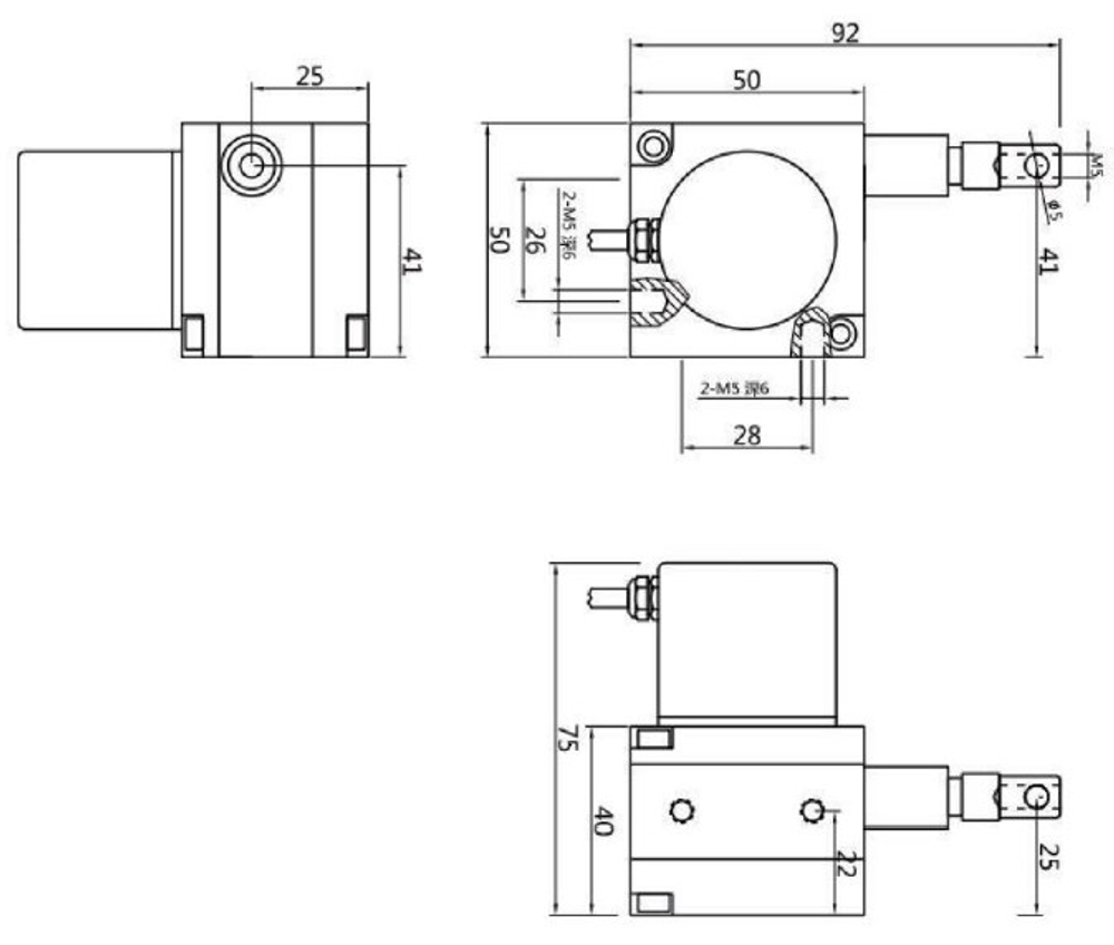 Тросовый датчик DPS 610- 1000мм