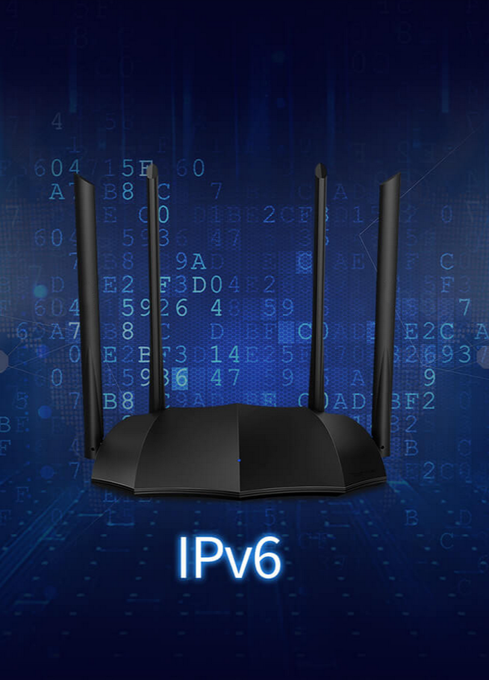 Wi-Fi роутер Tenda AC1200 (AC8) 6дБи 1200Мбит/с