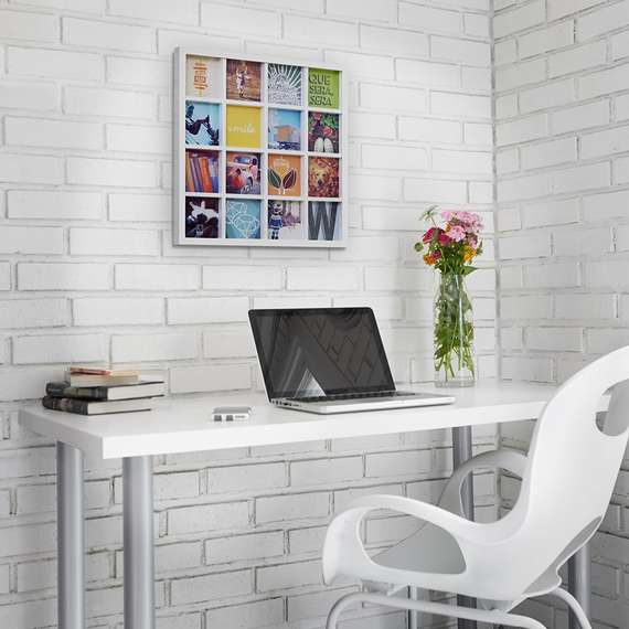 Панно для фотографий Gridart белое