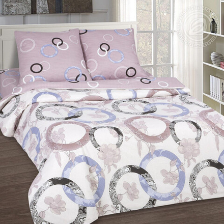 Комплект постельного белья "ВЛ. МЕЛОДИЯ", поплин Премиум, 100% хлопок.