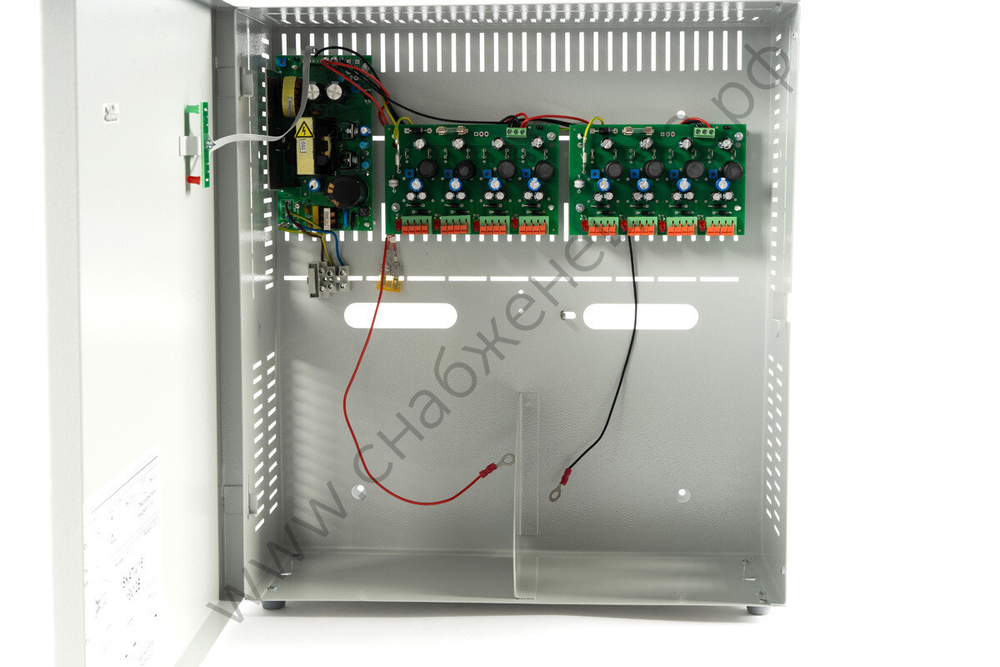SKAT-V.16 источник питания, 16 выходов 12-15В, 0,5А канал, корпус 2 АКБ 26Ач