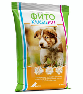 Фитокальцевит для щенков 500гр.