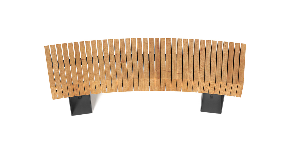 Скамья радиусная 2000ммх650ммх450мм  SK00083