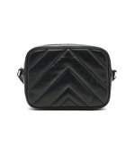 кожаная сумка-мессенджер Patrizia Pepe - черный(CB0023 L004)